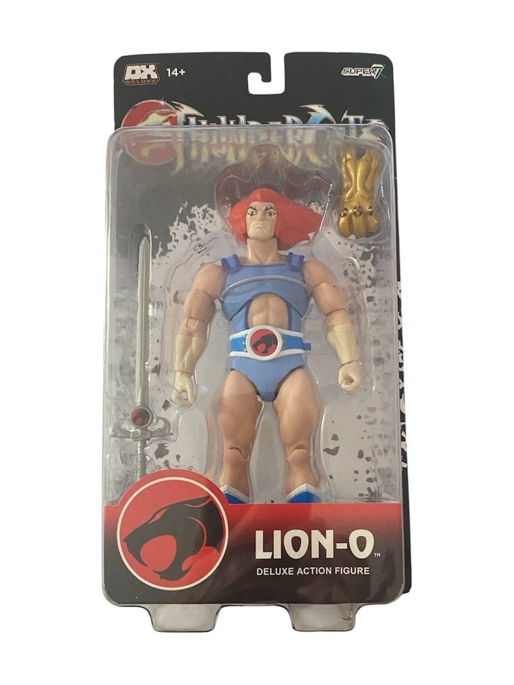 NWT-THUNDERCATS-SUPER 7 LION-O-DELUXE ACTION FIGURE